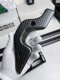 Carbon hood open release cover trim for Porsche 993/964