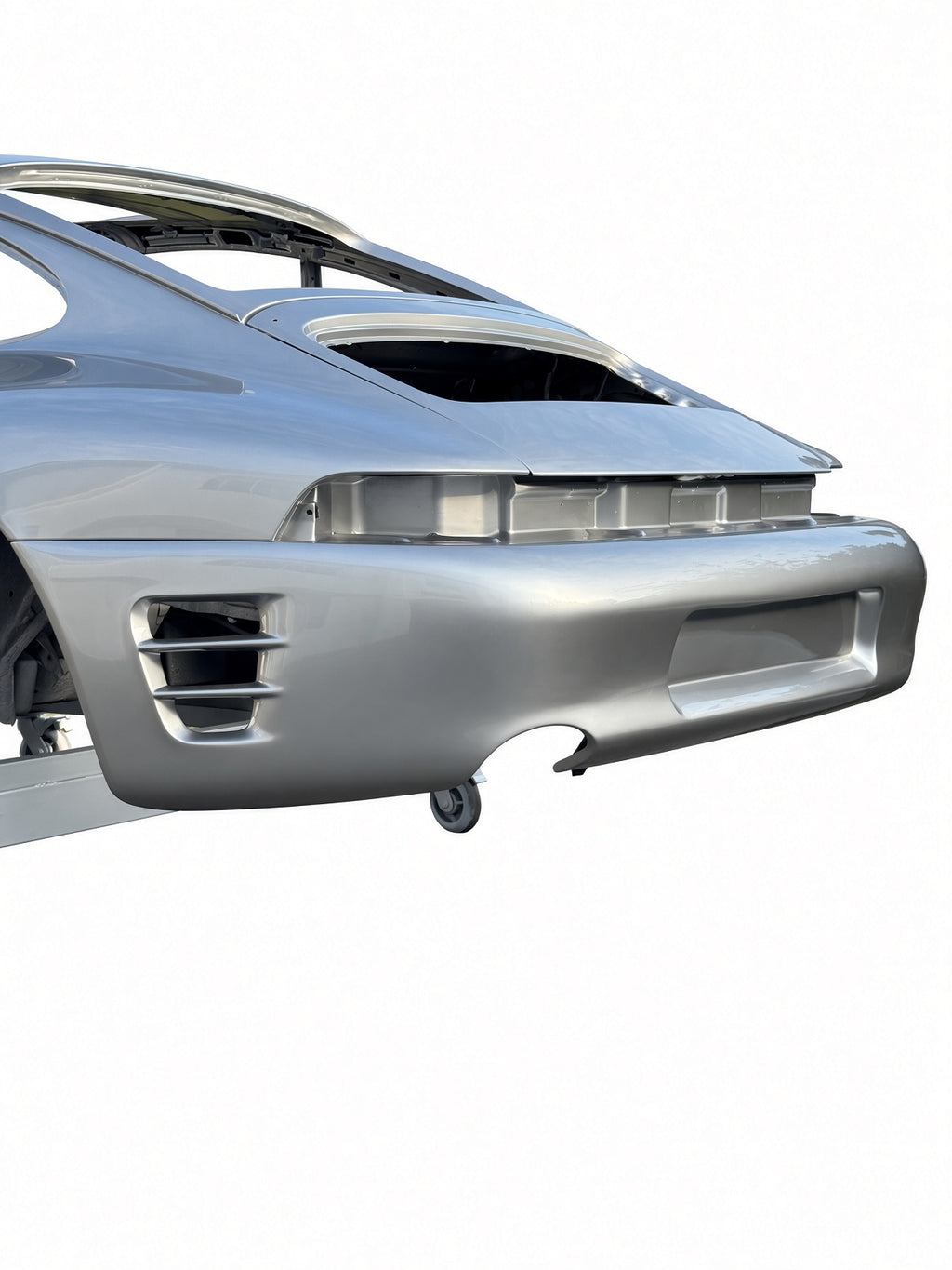 Carbon RUF CTR2-look rear bumper for Porsche 993 Wide Body(R9350550510) Fits wide body 993 only