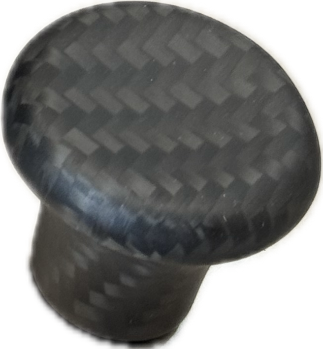 Carbon fuel door release knob Porsche 993/964/930/G-model/912/911F