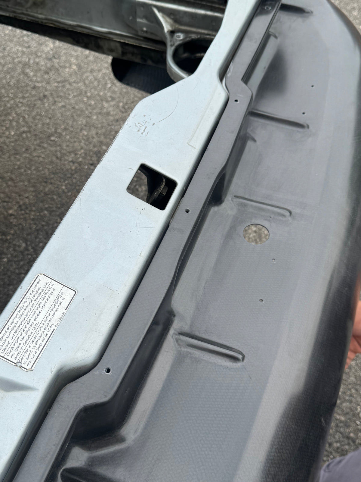 Carbon-Heckstoßfänger im RUF-CTR2-Look für Porsche 993 Wide Body (R9350550510), nur passend für 993 Wide Body