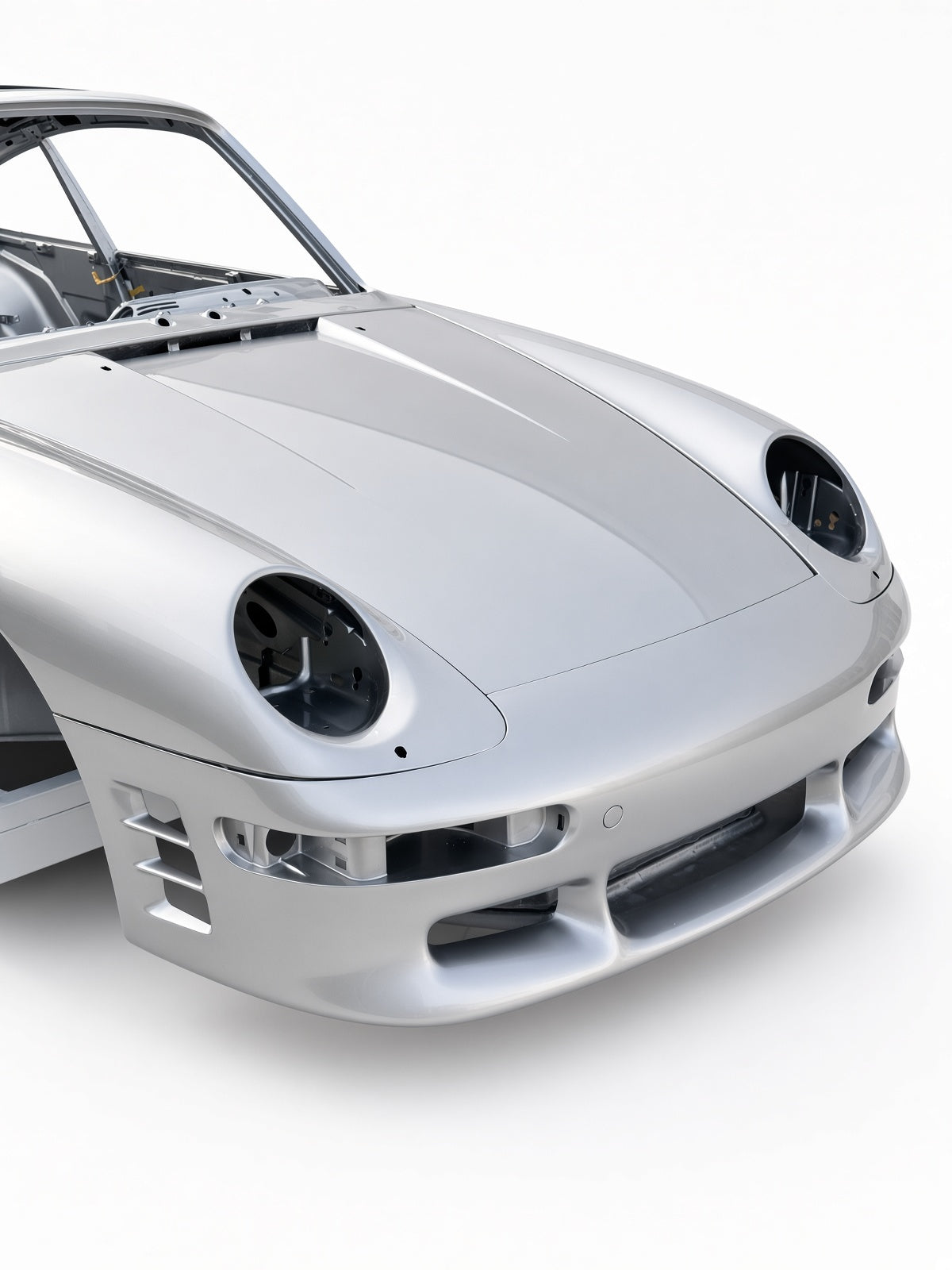 Carbon-Frontstoßfänger im RUF-CTR2-Look für Porsche 993 (R9350050510), passend für breite und schmale Karosserie