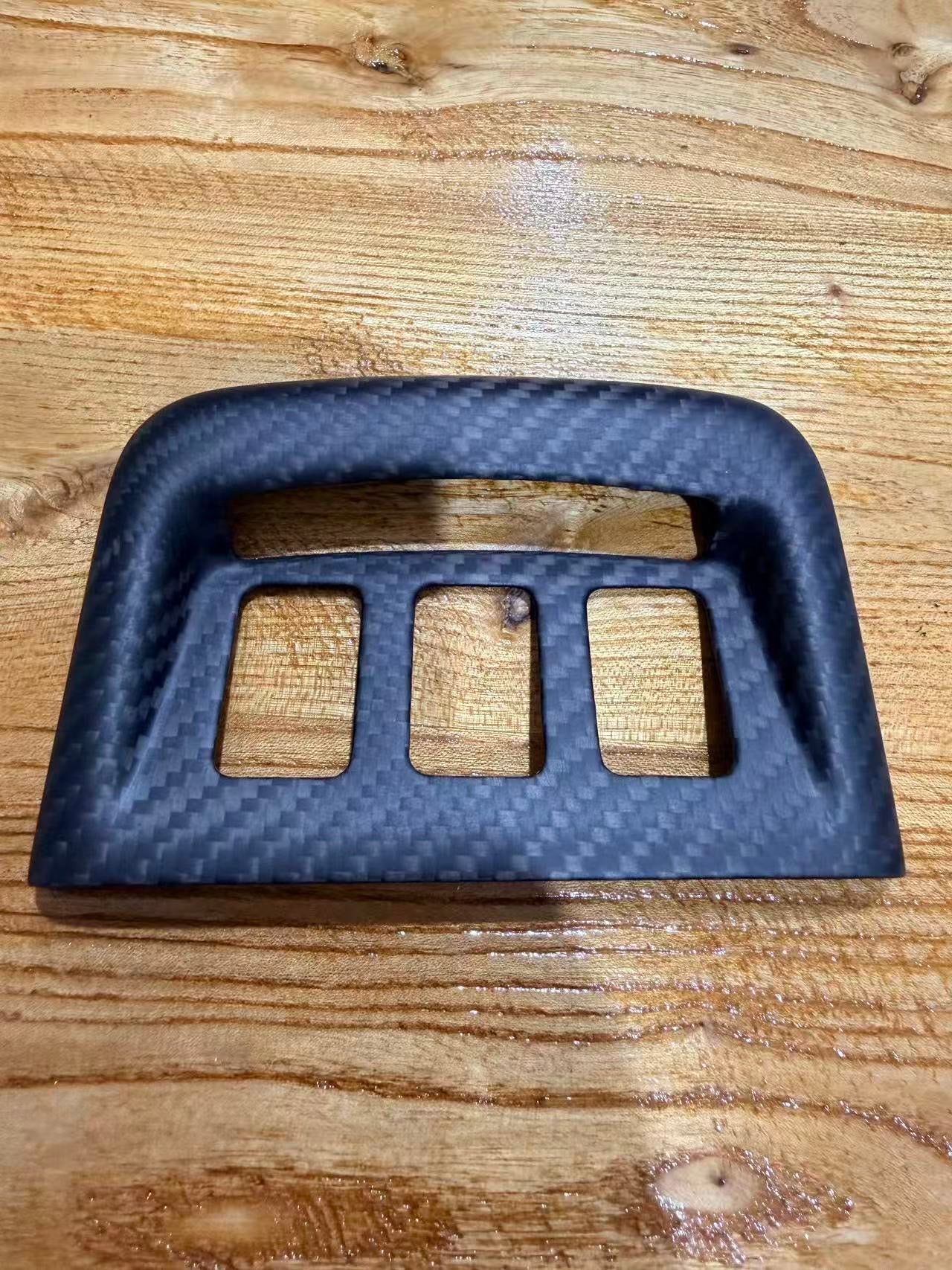 Carbon center console switch button panel A & B