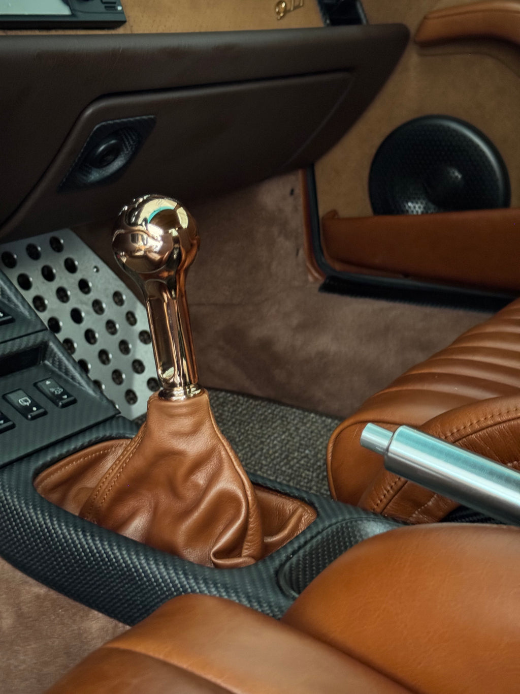 Gunther Werks-look gear knob for Porsche 993 (Rose Gold)