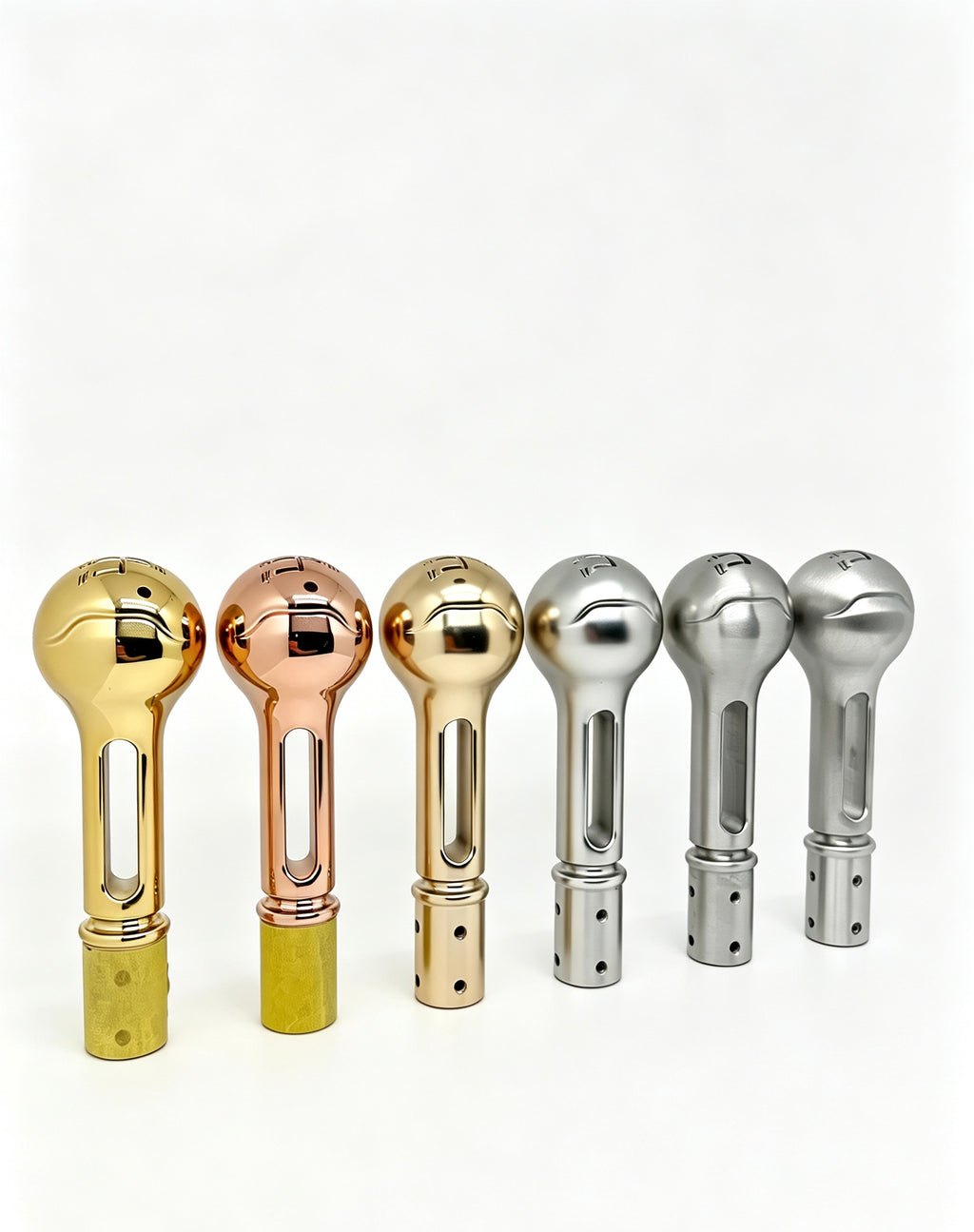 Gunther Werks-look gear knob for Porsche 993 (Vaccum Silver)