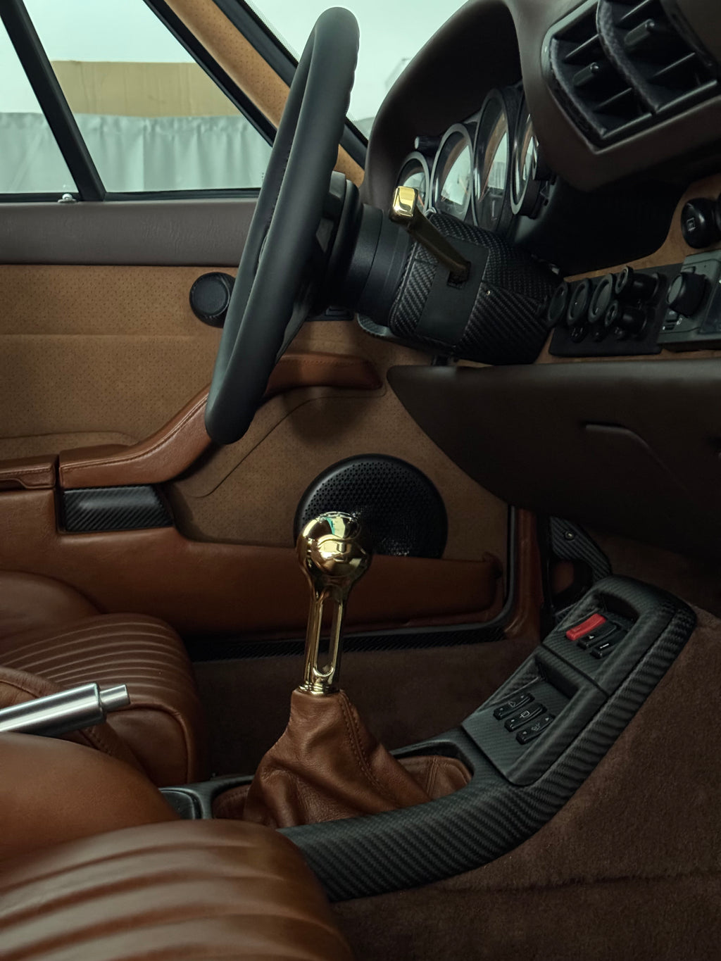 Gunther Werks-look gear knob for Porsche 993 (Gold)