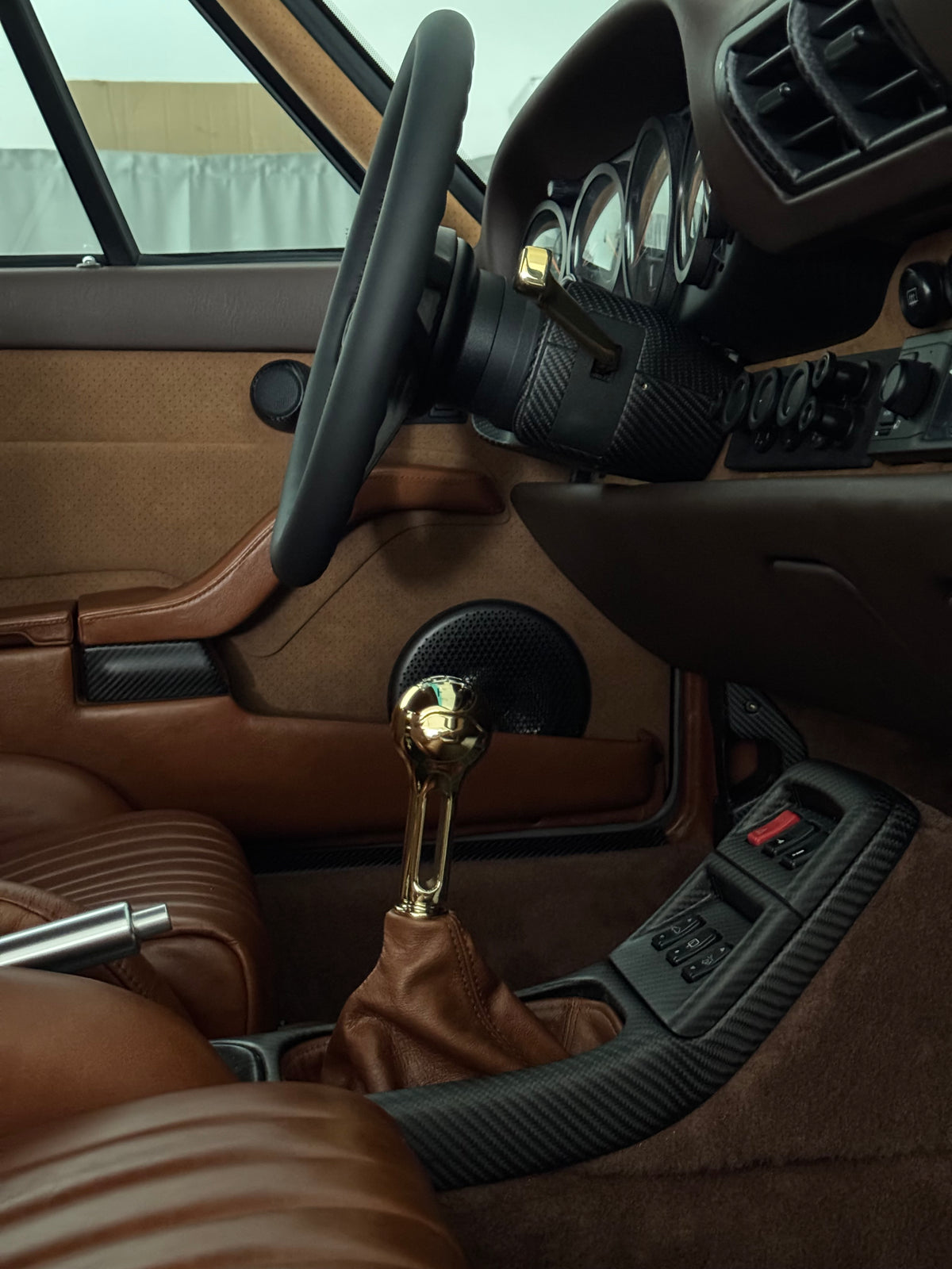 Gunther Werks-look gear knob for Porsche 993 (Gold)