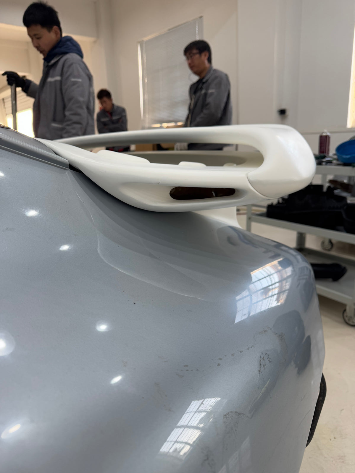 Porsche 993 Turbo S-look rear deck lid rear spoiler (GRP material)