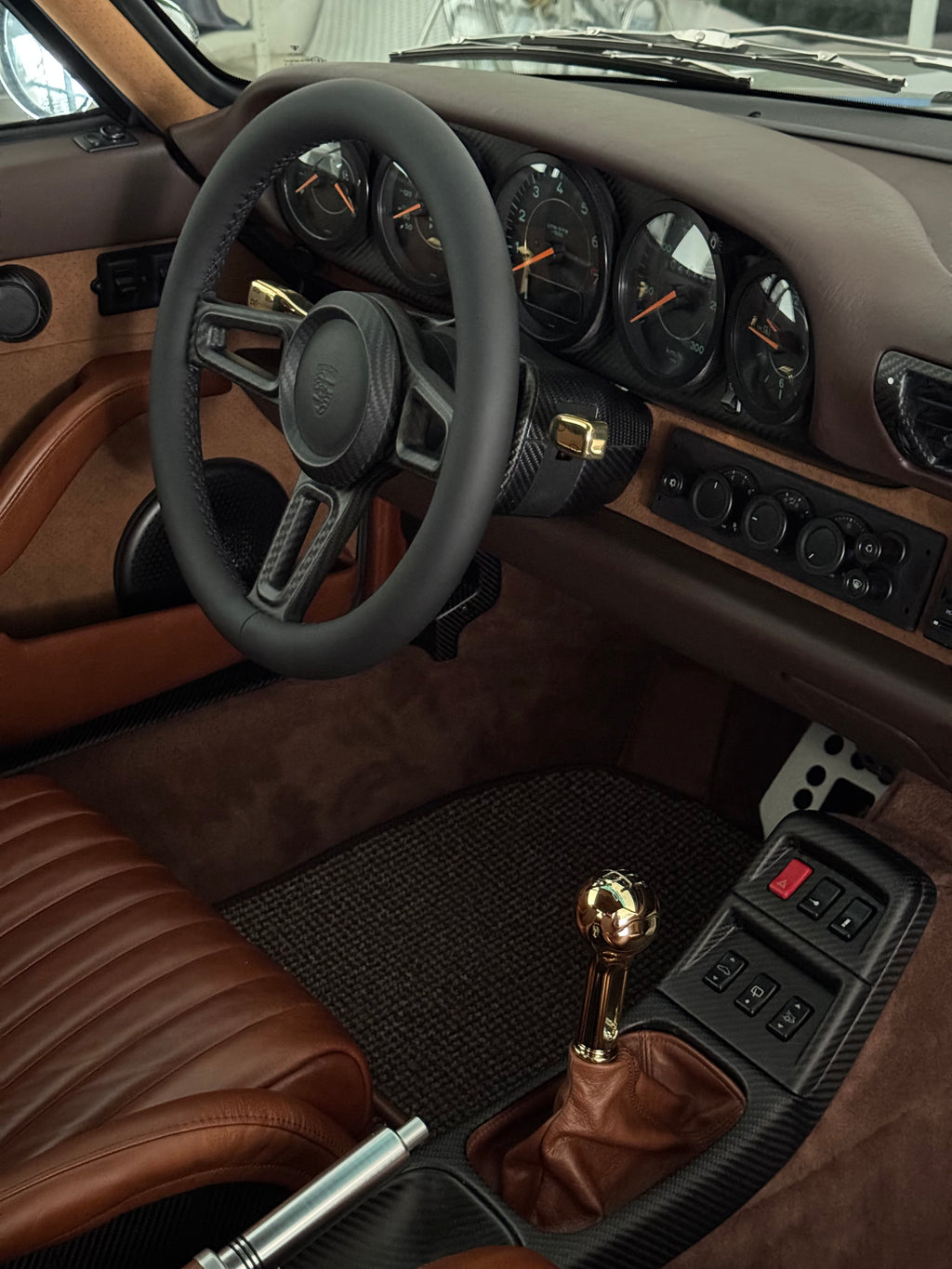 Gunther Werks-look gear knob for Porsche 993 (Gold)